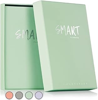 Smart Planner Increase Motivation Happiness & Mindfulness Daily Schedule & Weekly Productivity Planner,Undated Monthly Diary 2023-2024,Notebook Organiser A5 with Quotes Achieve Goals, Christmas Gift