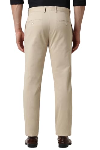 Image of Peter England Men's Slim Fit Mid Rise Pants