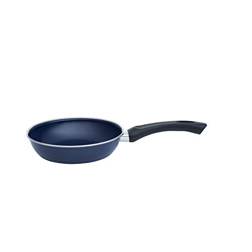Riess, 0051-012, Oma´s Emaillepfanne Ø 20cm, Classic, KOBALTBLAU, Blau, Volumen (empf.): 1,0 Liter, Herstellung in Österreich, LBH: 39,4x21,2x6,8cm, 0,918kg, Emailliert