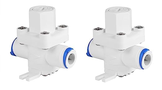DOC RO? RO Water Pressure Reducing Valve, 1/4" Water Pressure Relief Regulator Reducing Valve Filter Protection RO Water (Pack Of 2)