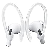 ICARERSPACE 2 Pairs AirPods Ear Hooks for AirPods Pro 2, AirPods Pro, AirPods 3, 2 &amp; 1, Upgraded Anti Slip Sports Clip Hooks for AirPods 1, 2, 3, Pro and Pro 2 – Transparent