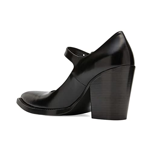 YDN Women Platform Pointed Toe Pumps Chunky High Heel Mary Janes Retro Prom Dance Shoes Size 4-15 US4