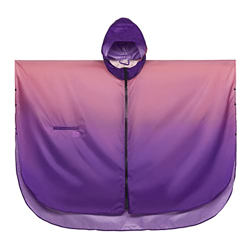 Image of SaphiRose Adult Rain Poncho Waterproof Hooded Zipper Raincoat with Pockets | OEKO-TEX Certified 100% Polyester, Lightweight Packable Storage Pouch, Heat-Sealed Seams, Quick-Dry for Outdoor Hiking