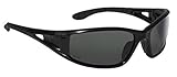 Bollé Safety 253-LW-40053 Lowrider Safety Eyewear with Shiny Black Polycarbonate Frame and Polarized Gray Lens