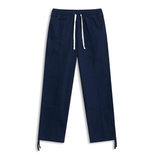 PUMA Mens Noah Twill Drawstring Pants Casual Drawstring - Blue - Size M