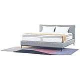 Plush Calm Queen Size 12 Inch Mattress in a Box with Hybrid Pocketed Springs, 3D Memory Foam, Motion Isolation, Multi-Zone Spinal Support (Queen (U.S. Standard), Medium Firm)