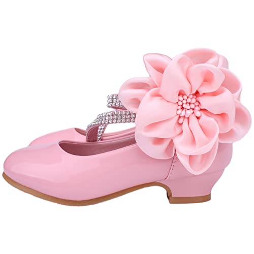 rismart Girls Mary Jane Shoes School Uniform Strap Dress Flats4