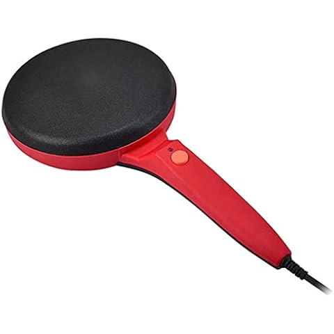 Aosbset Crepe Makers, Electric Crepe Maker Baking Pizza Machine Portable Pancakes Pan Non-stick for Home Kitchen Cover