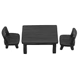 Installation rapide et facile : processus d'installation simple sans avoir besoin d'outils supplémentaires, ce qui facilite l'amélioration de votre espace, modèles de table et de chaise de mini maison, décoration de micro paysage