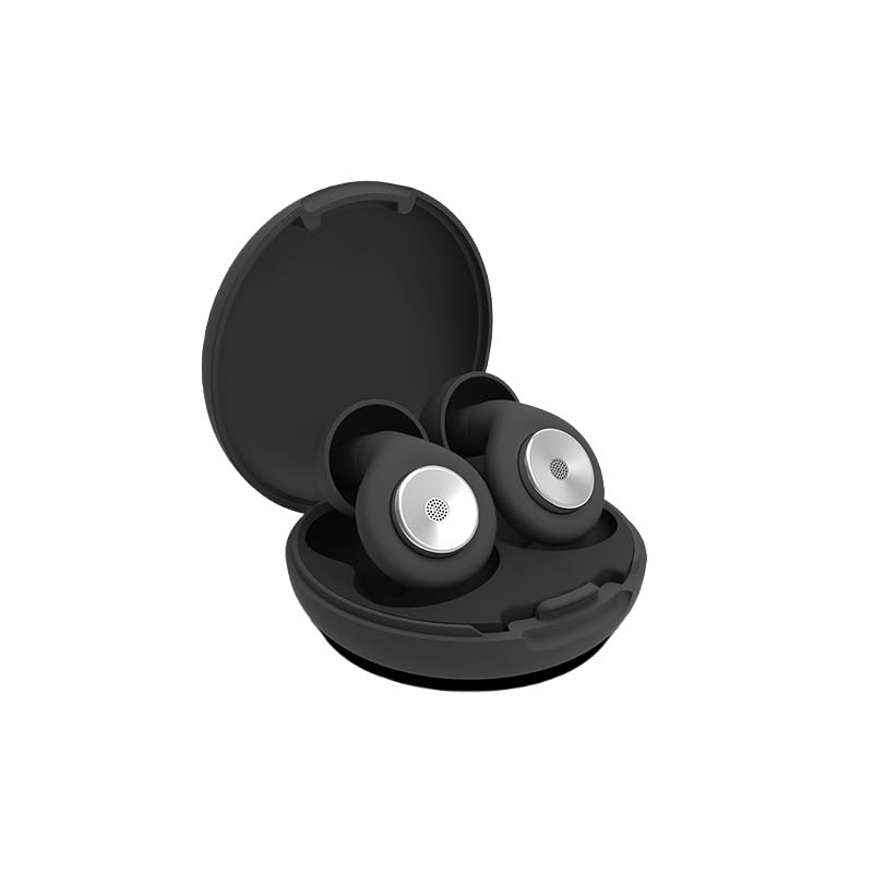 budsnuji noise cancelling ohrstöpsel Wiederverwendbarer Silikon - Ohrstöpsel zum Schlafen mit Noise Cancelling für Seitenschläfer, für Reisen & Arbeiten - Gehörschutz