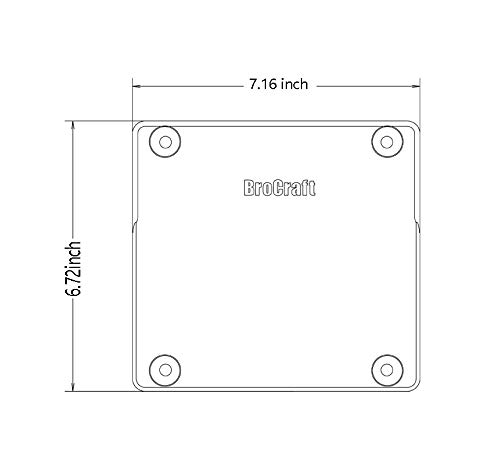 Brocraft Rail Mount Outboard Motor Bracket/Engine Bracket For Boat #TOP5