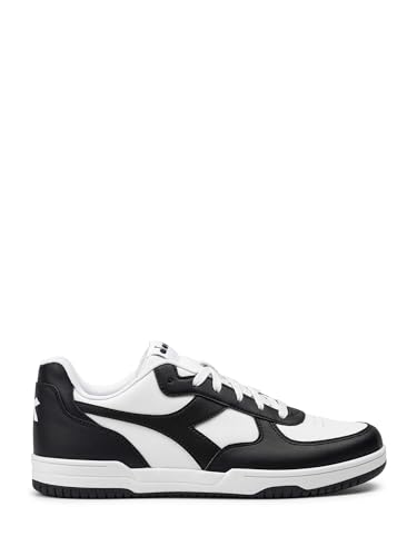 Diadora Unisex Low-top Sneaker, Weiß Schwarz Schwarz, 41 EU Diadora Unisex Low-top Sneaker, Weiß Schwarz Schwarz, 41 EU