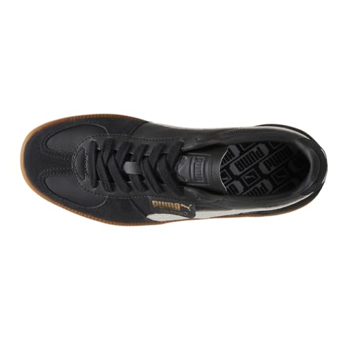PUMA Palermo Leather Puma Black/Feather Gray/Gum 12 D (M)4