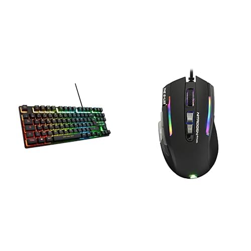 Clavier Gamer TKL 87 Touches Filaire USB AZERTY et Souris Optique RGB - The G-Lab