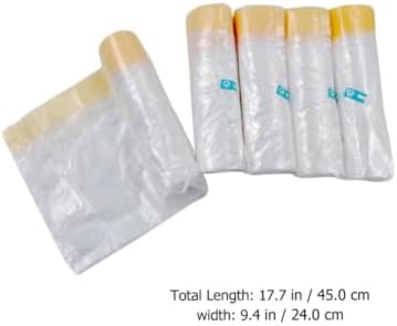 SEWOART 100pcs Potty Training Seat Bag with Drawstring and Large Capacity Pe Toilet Cleaning Replacement Bag Universal Potty Chair Liner for Small Items - 1