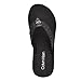 Calvin Klein Women's Caluha Flip-Flop, Black Logo 001, 8