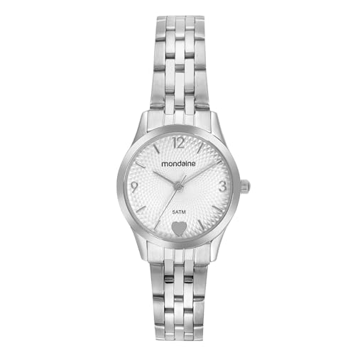 Relógio Mondaine Prata Feminino 32795L0MKNE2K1 Kit Semi-joia