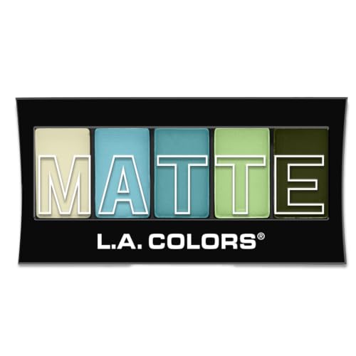 Image of LA COLOR 5 COLOR MATTE EYESHADOW (Teal Argyle) by LA Color