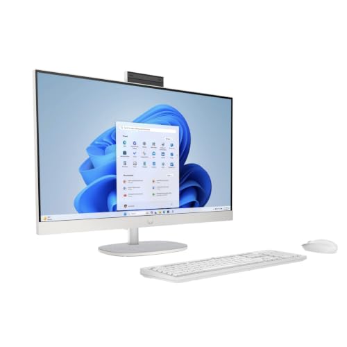 Image of HP 27 AI PC All-in-One 27 inch Touchscreen IPS FHD Display (Intel Ultra 5-225U, 64GB DDR5, 2TB PCIe SSD, Intel Graphics, WiFi 6, Webcam, Bluetooth 5.4, Win 11 Pro)