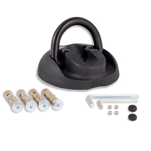 VINZ Everest Ancre Murale | Ancre de Fixation pour ancrage Mural et Sol | ART4 Approuv&eacute;e | S&eacute;curit&eacute; Optimale pour Votre Moto, Scooter, Bateau ou V&eacute;lo | Installation Facile | R&eacute;sistant et Durable