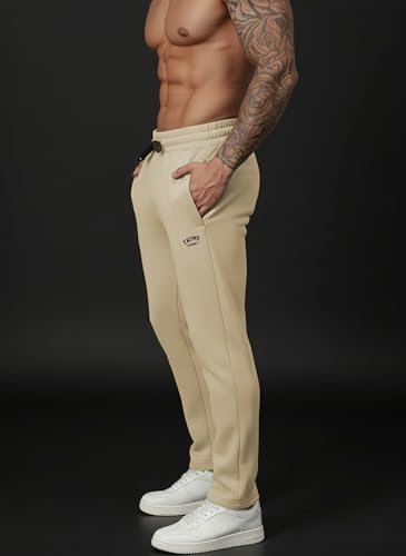 Image of ENDEAVOUR WEAR Men's Warm Fleece Straight Fit Trackpants