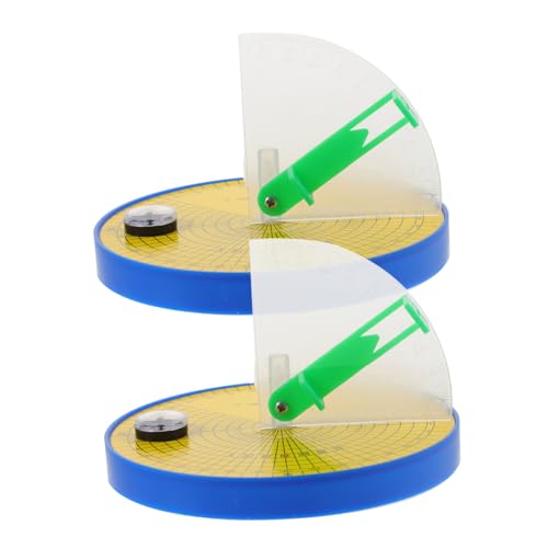 LAPYAPPE 2個 太陽高さ測定器 学校教材 地理学習補助 科学実験器具 観察力向上 太陽の高さ測定と影の変化観察 小学生向け科学教育ツール