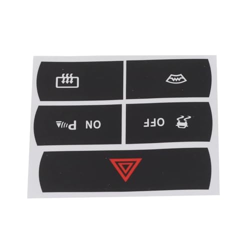 Sticker bouton auto pour Ford S-Max pour rénover les commandes de dégivrage abîmées