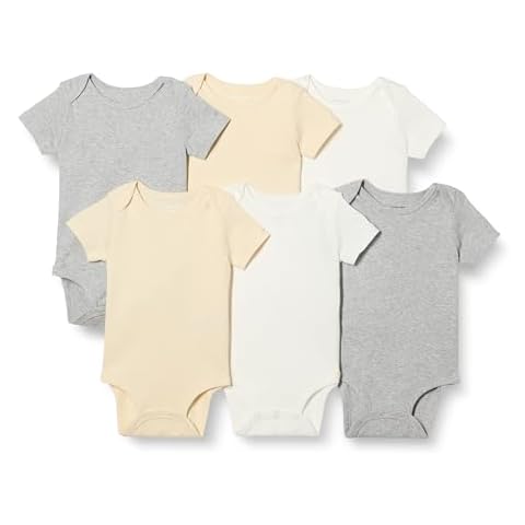 Amazon Essentials Unisex Babies' Short-Sleeve Bodysuits Cover