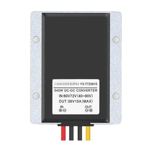 Convertisseur de puissance 40~90V à 36V en aluminium brossé durable