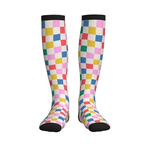 Image of Compression Socks for Women Men Circulation Graduated Supports Socks for Running Athletic Sports Nurse Travel