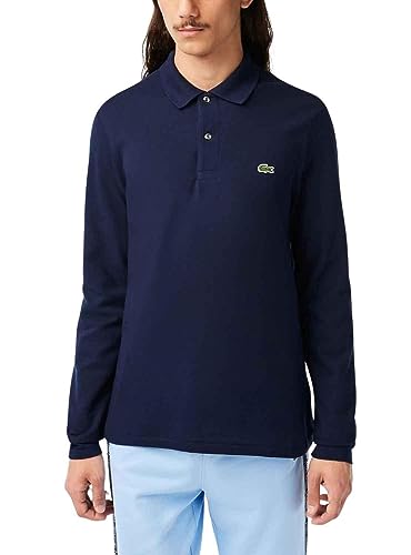 Lacoste L1312, Polo Hombre, Azul (Navy Blue), X-Large (Talla del fabricante: 6)