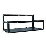 Open Air Miner Mining Frame Rig Gehäuse Bis zu 6 GPU für mining/ethereum/rig/rx/motherboard(S: 50x28.5x22.5cm, L: 59x28.5x27cm)