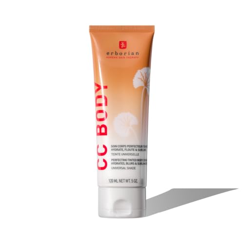 Erborian - CC Body - Perfecting Tinted Body Cream - Moisturizes, Blurs, Beautifies - Korean Cosmetic Treatment - Universal Shade - 120 ml
