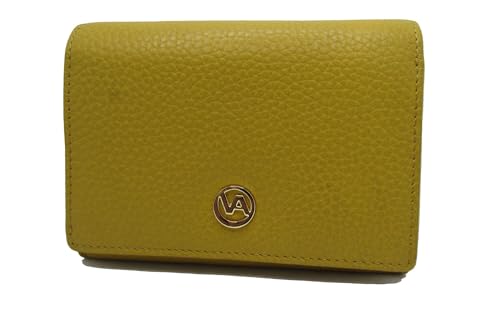 Made in Italy Vera Pelle 6 cards wallet purse Ananas Yellow (Ananas Yellow)