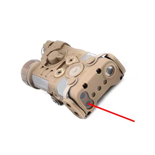 Plastic L3-NG Box Aiming Laser Sights(with Red Laser + IR Laser + LED Whitelight Flashlight),& Modular Remote Wire Control Pressure Switch Combo,Tan