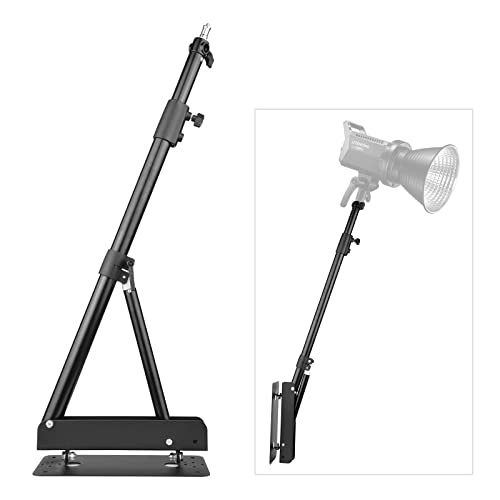 Andoer 180° Wall Mount Triangular Arm Light Bracket Photography Strobe Light Box Reflector Single Single Light Load Capacity 5 kg Maximum 180 cm / 70.9 inches