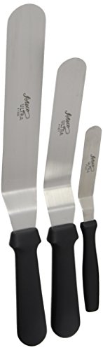 Ateco Professional Offset Spatula Set, Silver, 1 - Pack, Large