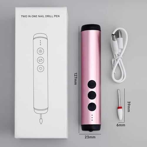 Ponceuse à ongles 2 en 1 rechargeable à double tête pour manucure à la maison - 6