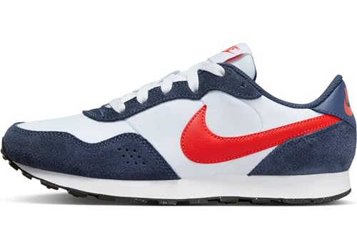 Nike MD Valiant Big Kids' Shoes (CN8558-409, Midnight Navy/White/Black/Picante Red) Size 6