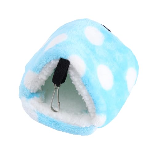 Toyvian Cama de Franela para Hámster y Chinchilla, Cama Portátil y Cómoda para Jaula en Invierno, Accesorios Prácticos Colores Brillantes para Mascotas Pequeñas