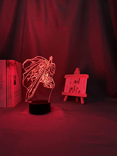 Lampada illusione 3D Luce notturna a LED Manga