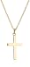 14k Gold-Filled Polished Cross Pendant Necklace, 18"