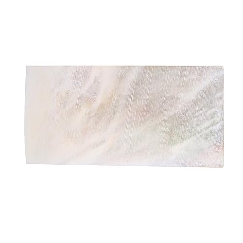 Musiclily Pro Natural Mother of Pearl Guitar Inlay Material Blank Sheet 50x25x2mm, White Pearl - Image 3