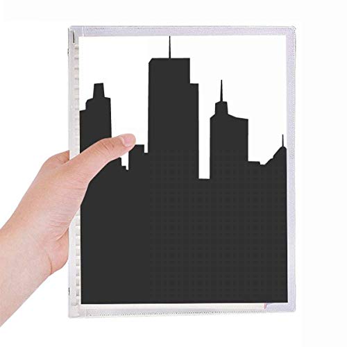 Cahier à spirale rechargeable de qualité supérieure aux motifs de Sydney Opera