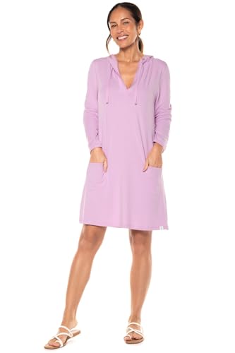 Hooded Cover-Up Dress with Pockets - UPF 50+ Sun Protection - Catalina