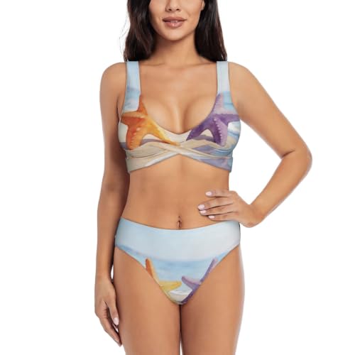 Bikini push-up à coussinets amovibles Starfish Wash, ensemble maillot triangle réglable
