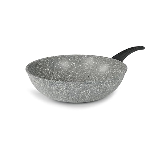 Dura Induction Wok Tava, Yapışmaz ve Çizilmeye Dayanıklı, İndüksiyon, Gaz, Seramik, 28 cm