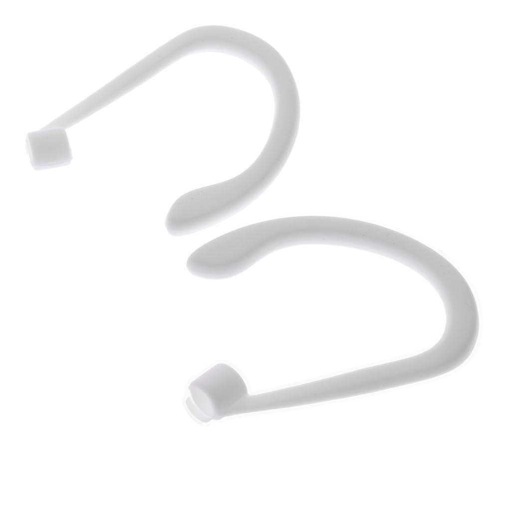 1 Pair Silicone Sports Anti-Lost Ear Hook Holder for Apple AirPods White-picture-15
