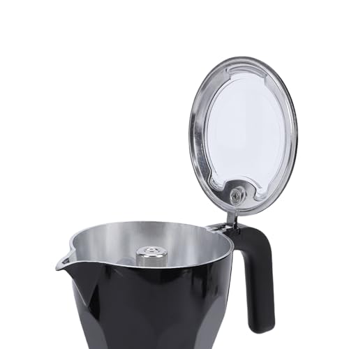 Cafetera eléctrica portátil tipo moka para 3 tazas miniatura 7