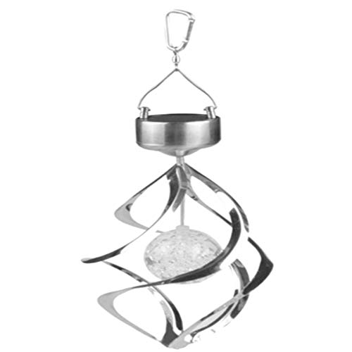 TIREOW Solarbetriebene Windspiel Licht hängen LED Garten Außenleuchte Farbwechsel Nachtlicht Traditionelle Erstaunlich Hof Garten Outdoor Living Windspiele für Drinnen und draußen Kinder Dekorationen